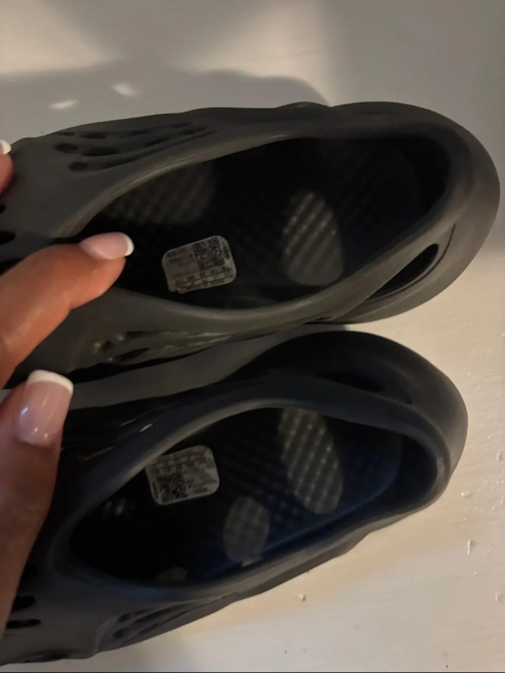 Yeezy Kids Black Foam Sandal Slip-On